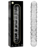 modèle 15 gode en verre borosilicate clair 18.5 cm -o- 3 cm