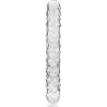 modèle 15 gode en verre borosilicate clair 18.5 cm -o- 3 cm