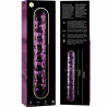 modèle 15 gode en verre borosilicate rose 18.5 cm -o- 3 cm