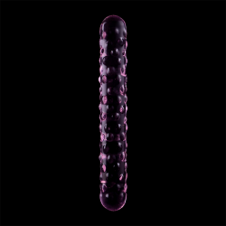 modèle 15 gode en verre borosilicate rose 18.5 cm -o- 3 cm