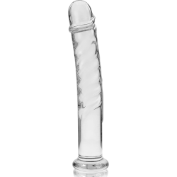 modèle 16 gode en verre borosilicate clair 18.5 cm -o- 3 cm