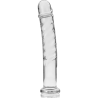 modèle 16 gode en verre borosilicate clair 18.5 cm -o- 3 cm