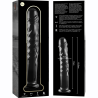 modèle 16 gode en verre borosilicate clair 18.5 cm -o- 3 cm
