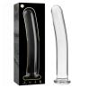 modèle 17 gode en verre borosilicate clair 18.5 cm -o- 3 cm