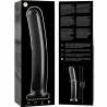 modèle 17 gode en verre borosilicate clair 18.5 cm -o- 3 cm