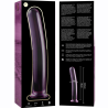 modèle 17 gode en verre borosilicate rose 18.5 cm -o- 3 cm