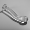 modèle 18 gode en verre borosilicate clair 18.5 cm -o- 3.5 cm