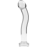 modèle 18 gode en verre borosilicate clair 18.5 cm -o- 3.5 cm