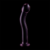 modèle 18 gode en verre borosilicate rose 18.5 cm -o- 3.5 cm
