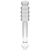 modèle 20 gode en verre borosilicate clair 20.5 cm -o- 3 cm