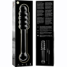 modèle 20 gode en verre borosilicate clair 20.5 cm -o- 3 cm