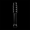 modèle 20 gode en verre borosilicate clair 20.5 cm -o- 3 cm