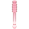 modèle 20 gode en verre borosilicate rose 20.5 cm -o- 3 cm
