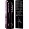 modèle 20 gode en verre borosilicate rose 20.5 cm -o- 3 cm