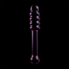 modèle 20 gode en verre borosilicate rose 20.5 cm -o- 3 cm