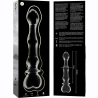modèle 21 gode en verre borosilicate clair 20.5 cm -o- 3.5 cm