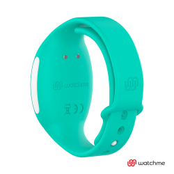montre à technologie sans fil bleu vert