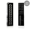 modèle 22 gode en verre borosilicate clair 21.5 cm -o- 2.5 cm