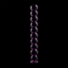 modèle 22 gode en verre borosilicate rose 21.5 cm -o- 2.5 cm