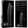 modèle 23 gode en verre borosilicate clair 21.5 cm -o- 4 cm