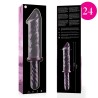 modèle 24 gode en verre borosilicate rose 28.5 cm -o- 5 cm