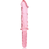 modèle 24 gode en verre borosilicate rose 28.5 cm -o- 5 cm