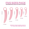 dilateur silicone 5 pcs