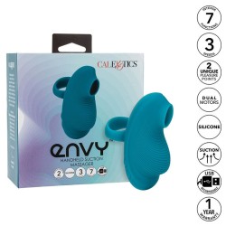 envy masseur à bille portable 7 vibrations bleu