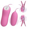 pince  épiler avec vibration et électrochoc rose