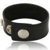 sangle de pénis réglable en cuir noir