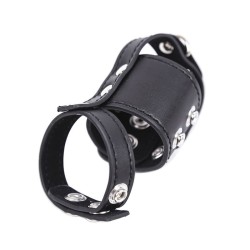 gaine de chasteté en cuir