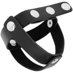 cage à balles en cuir ohmama fetish
