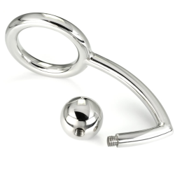 anneau cock ring avec crochet intrus anal 45mm