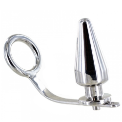 anneau en acier avec plug anal 80 x 55 mm
