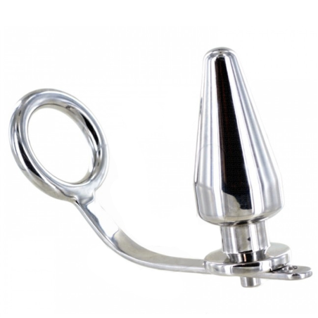 anneau en acier avec plug anal 80 x 55 mm