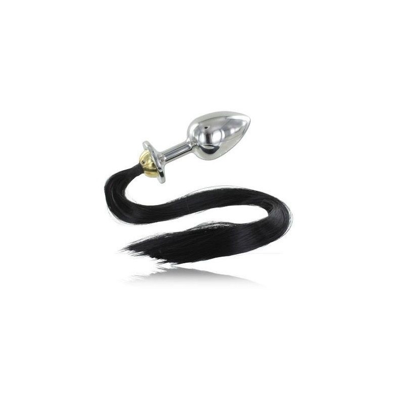 plug anal en acier metalhard avec queue 8,89cm plug anal en acier metalhard avec queue 8,89cm