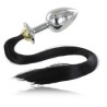 plug anal en acier metalhard avec queue 8,89cm