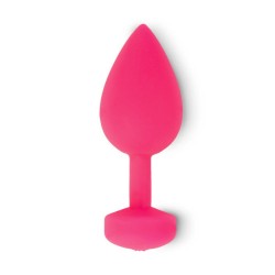 funtoys gplug vibrateur anal rechargeable petit rose néon 3cm