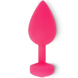 vibrateur anal rechargeable funtoys gplug grand rose néon 3.9cm