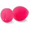 vibrateur anal rechargeable funtoys gplug grand rose néon 3.9cm