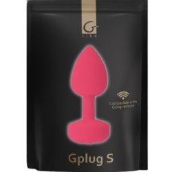 vibrateur anal rechargeable funtoys gplug grand rose néon 3.9cm