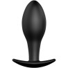 plug anal ancre en silicone 8.5 cm noir
