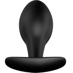 plug anal ancre en silicone 8.5 cm noir