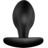 plug anal ancre en silicone 8.5 cm noir