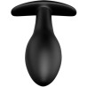 plug anal ancre en silicone 8.5 cm noir