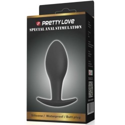 plug anal ancre en silicone 8.5 cm noir