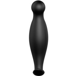 plug anal en silicone e 11.7 cm noir