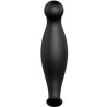 plug anal en silicone e 11.7 cm noir