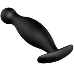 plug anal en silicone e 11.7 cm noir
