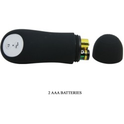 plug anal en silicone forme pénis et 12 modes de vibration noir